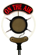 antique microphone